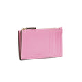 Mini Zip Wallet In Shrink Leather